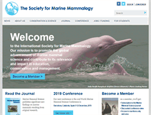 Tablet Screenshot of marinemammalscience.org